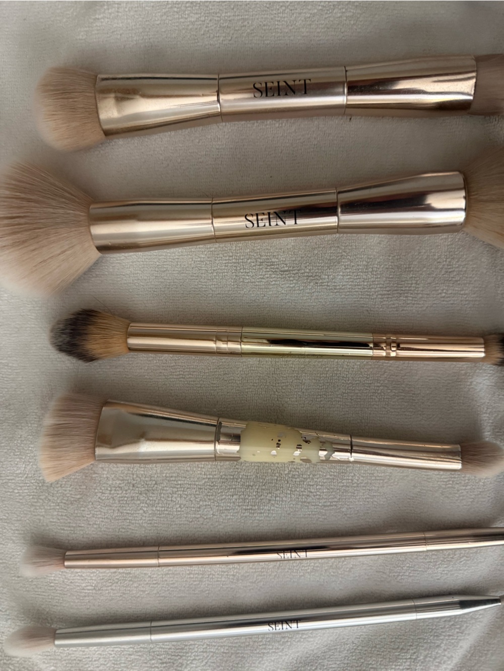 Seint & Maskara double ended makeup brushes